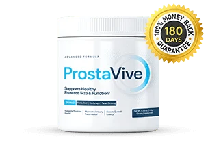 ProstaVive single container with 180-day guarantee seal
